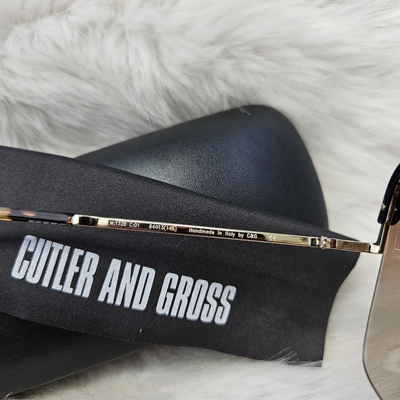💜SOLD💜 Cutler & Gross Sunglasses with brown gradient lightly mirrored - Picture 5 of 8